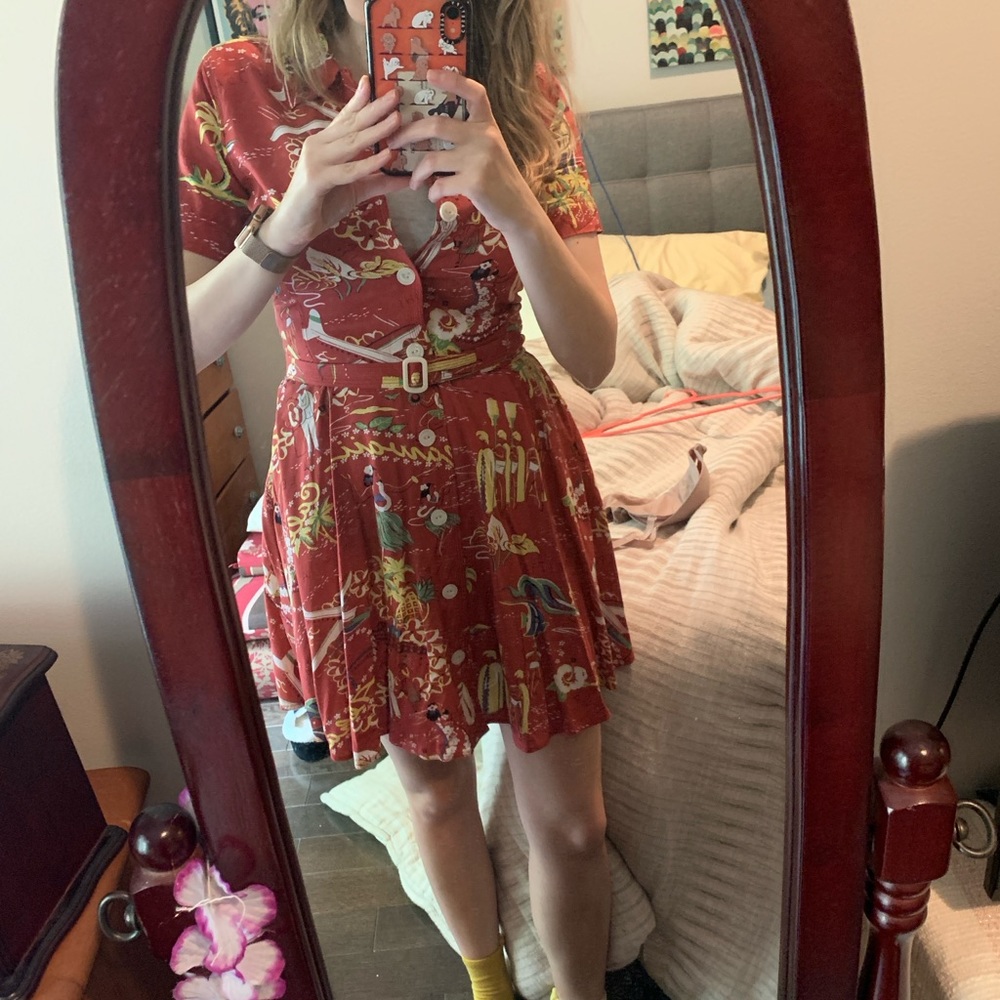 Ralph Lauren Hawaiian Shirt Dress